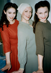 Dara, Anna & Kelly in Ship clothes