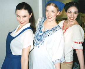 Kelly, Anna & Dara in our Shtetl outfits
