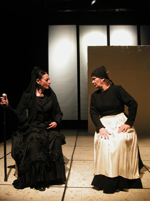 Bernarda and Poncia
