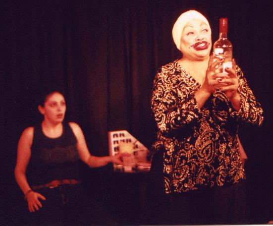 Dara as Mona with Norma